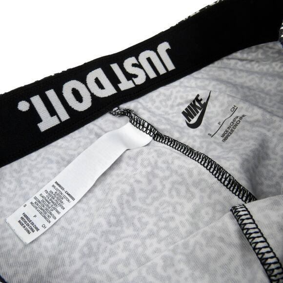 Nike Dri-Fit Black & White Splatter Geometric Print High Rise Leggings Small - Picture 5 of 6